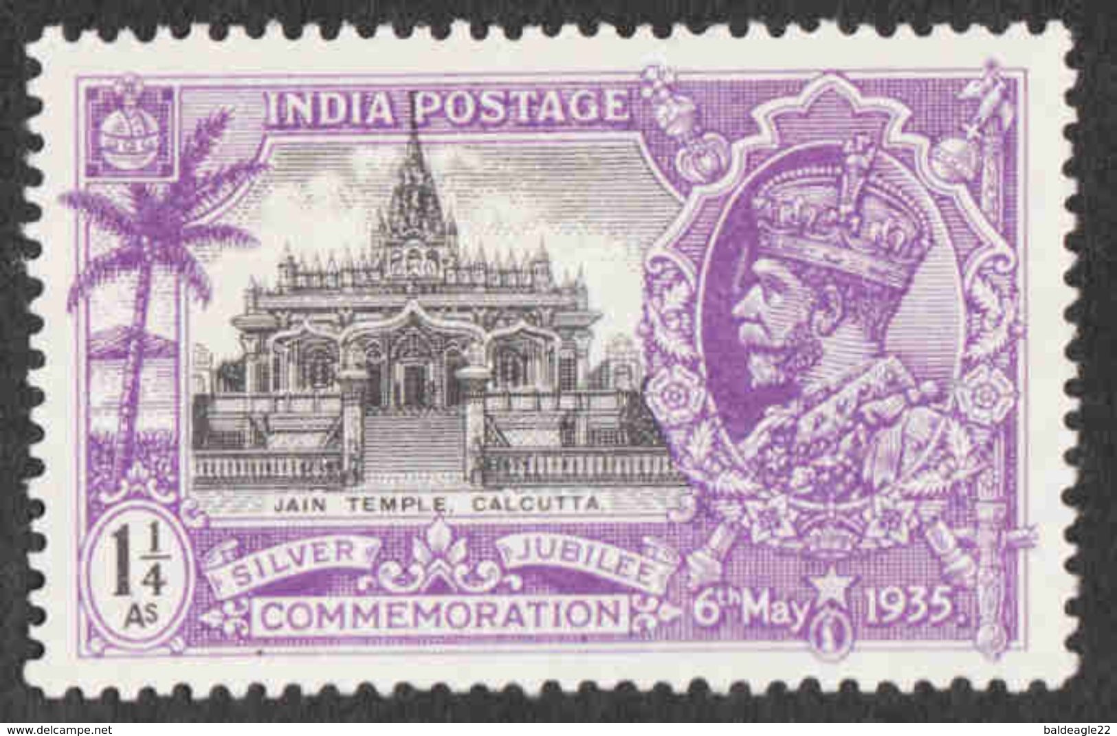 India - Scott #145 MH - 1911-35 Roi Georges V