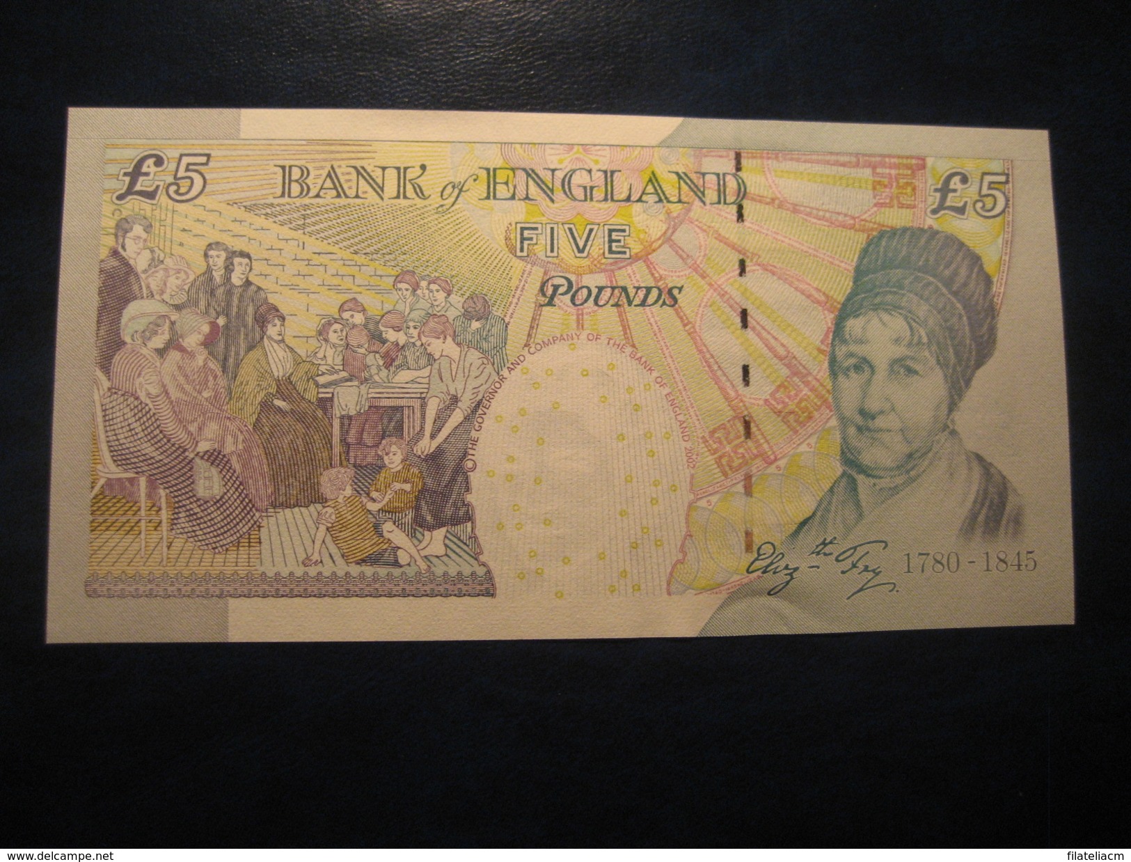 5 Pounds 2002 ENGLAND Unused UNC Banknote Billet Billete - 5 Pounds