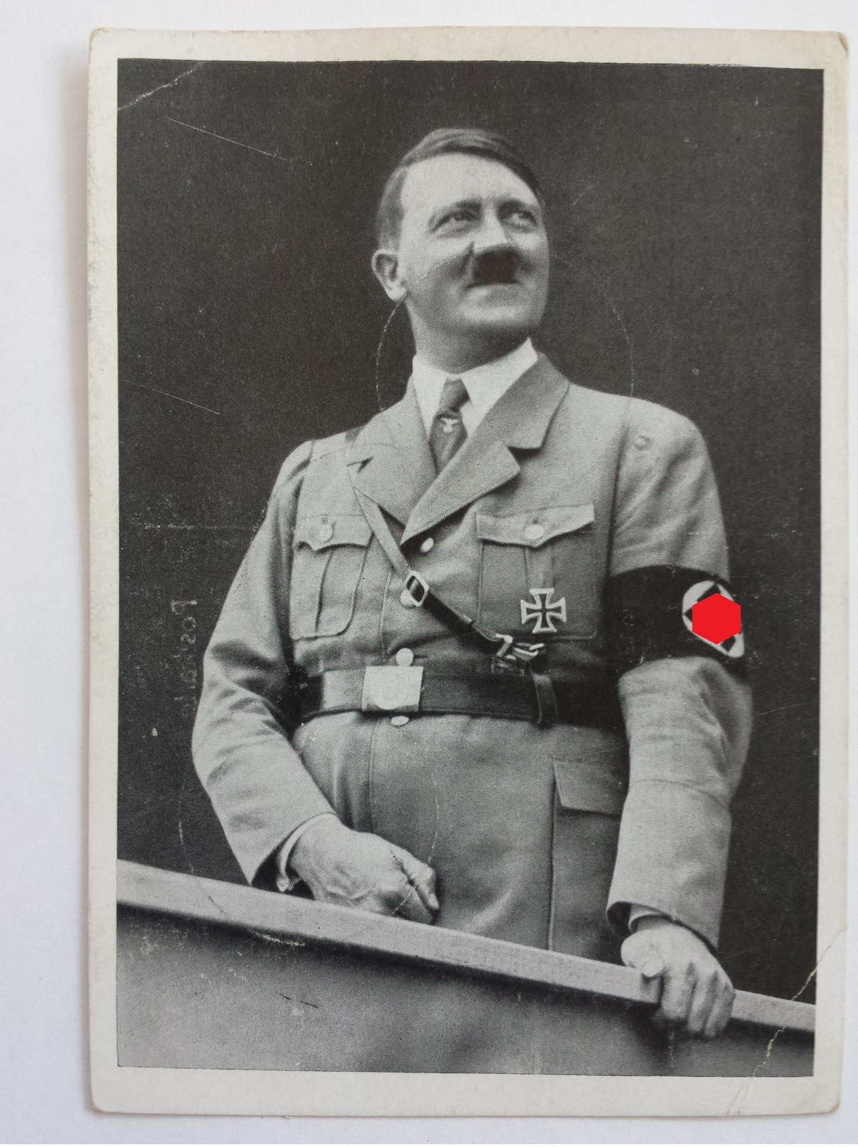 AK Adolf Hitler In Uniform Div. Stempel U.a. 3. Reichsführerlager Der HJ Weimar 1938 Graz Stadt Der Erhebung Nürnberg - Guerre 1939-45