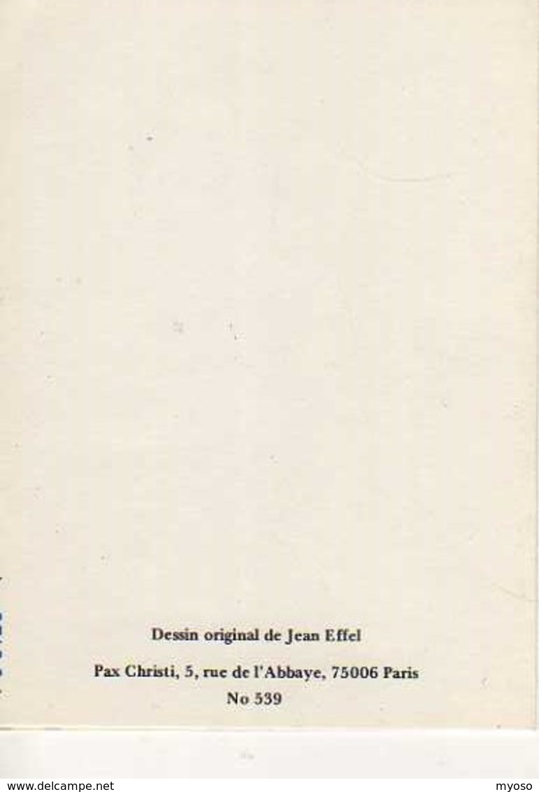 Jean EFFEL  La Paix C'est Possible, Enfants, Ange,carnet - Effel