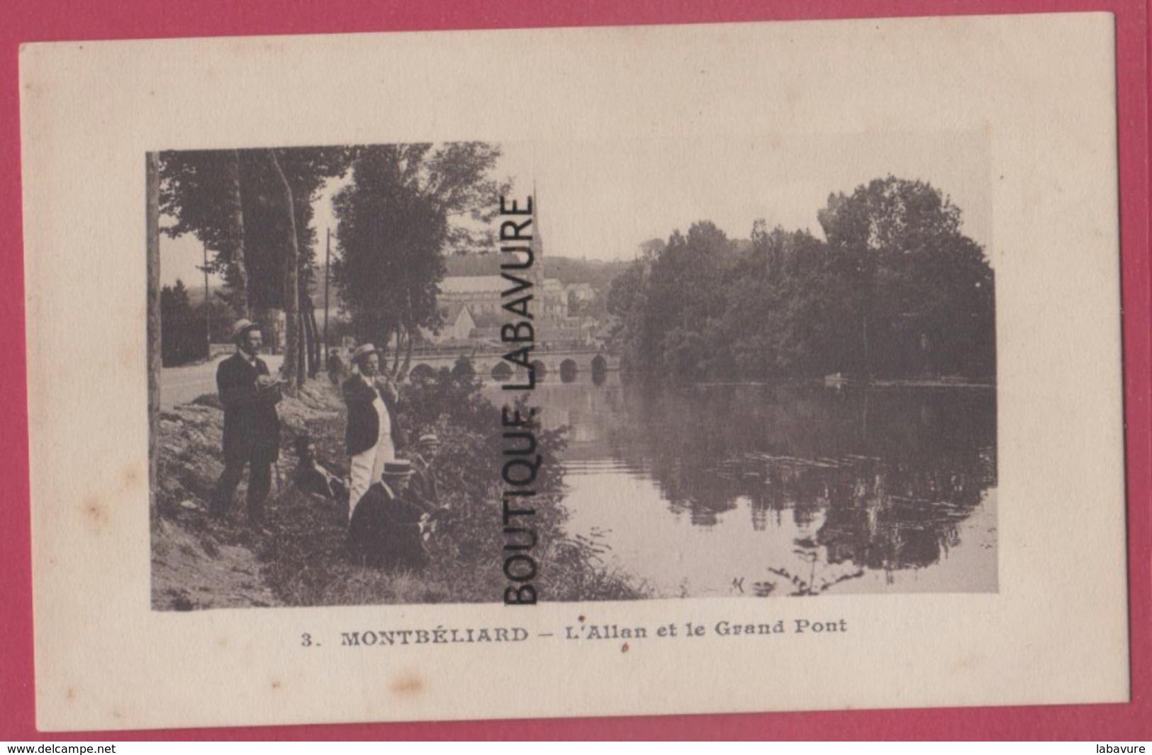 25 MONTBELIARD--L'Allan Et Le Grand Pont---animé - Montbéliard