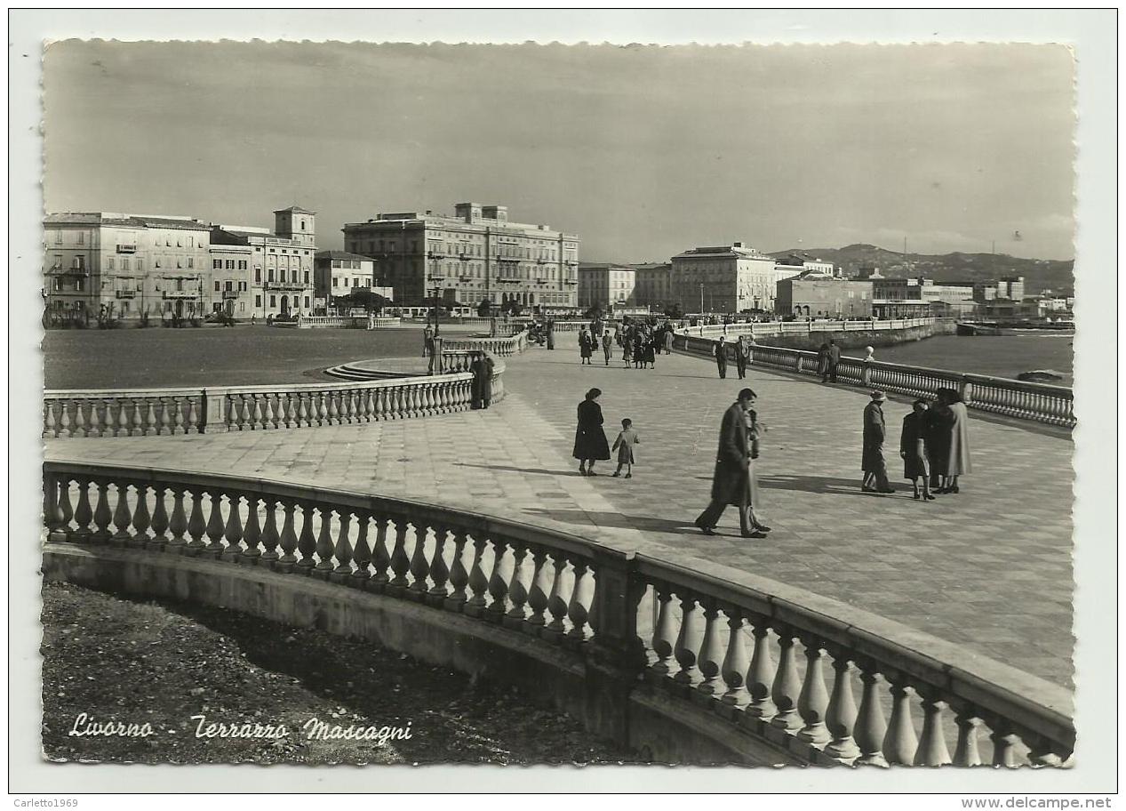 LIVORNO - TERRAZZA MASCAGNI   VIAGGIATA FG - Livorno