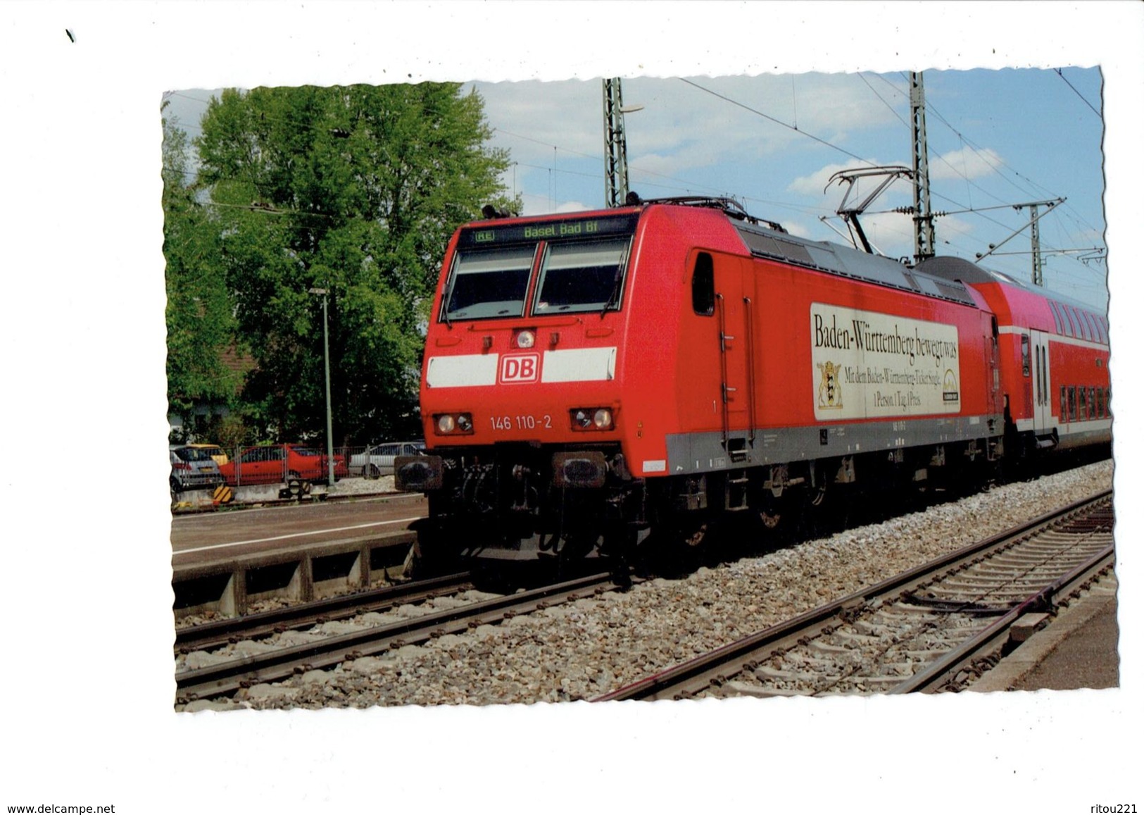 ALLEMAGNE - Müllheim  - TRAIN RÉGIONAL DB 146-110 2 -   - 2008 - - Muellheim