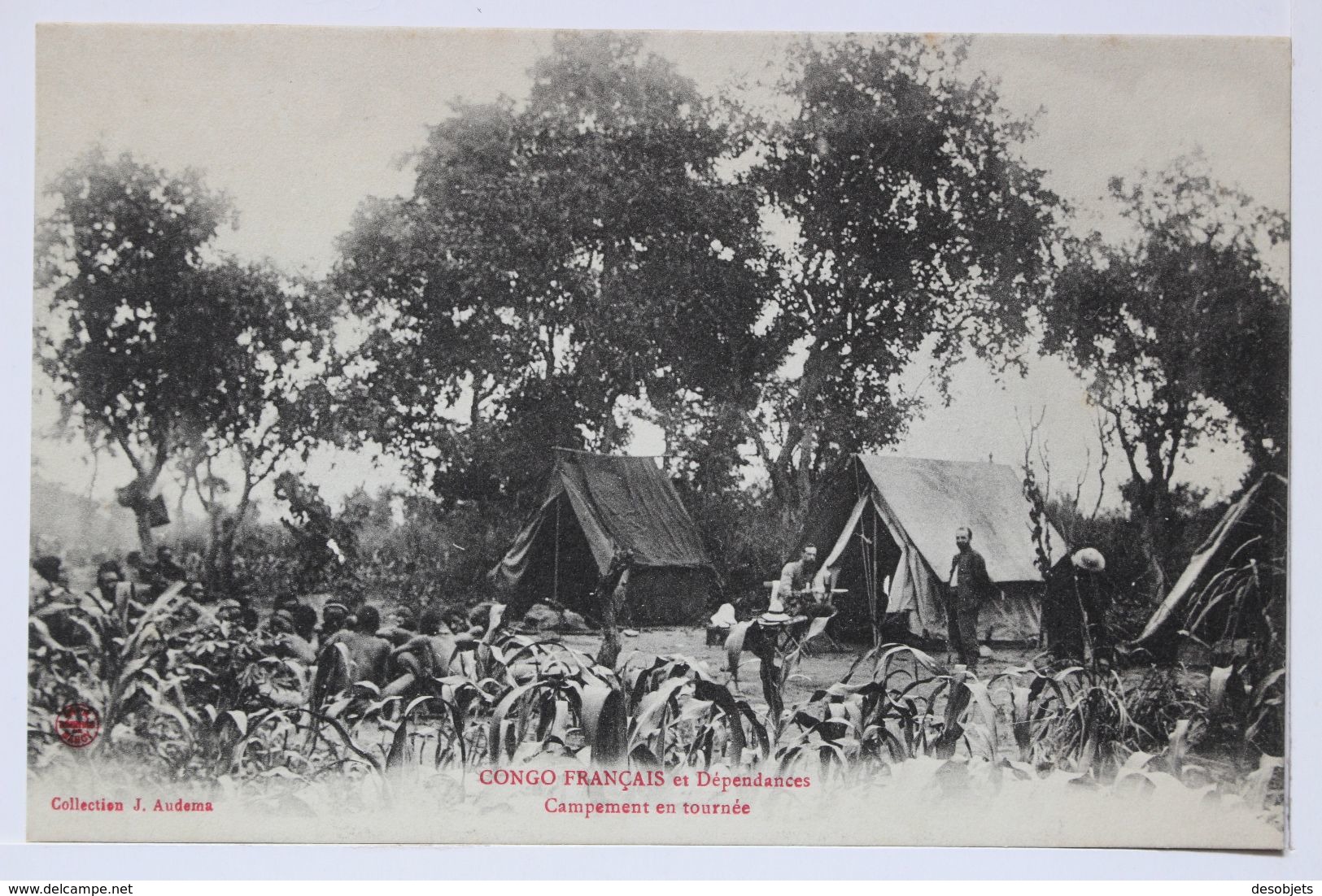 Congo Français Et Dépendances-Campement En Tournée. Collection J.Audema - Französisch-Kongo