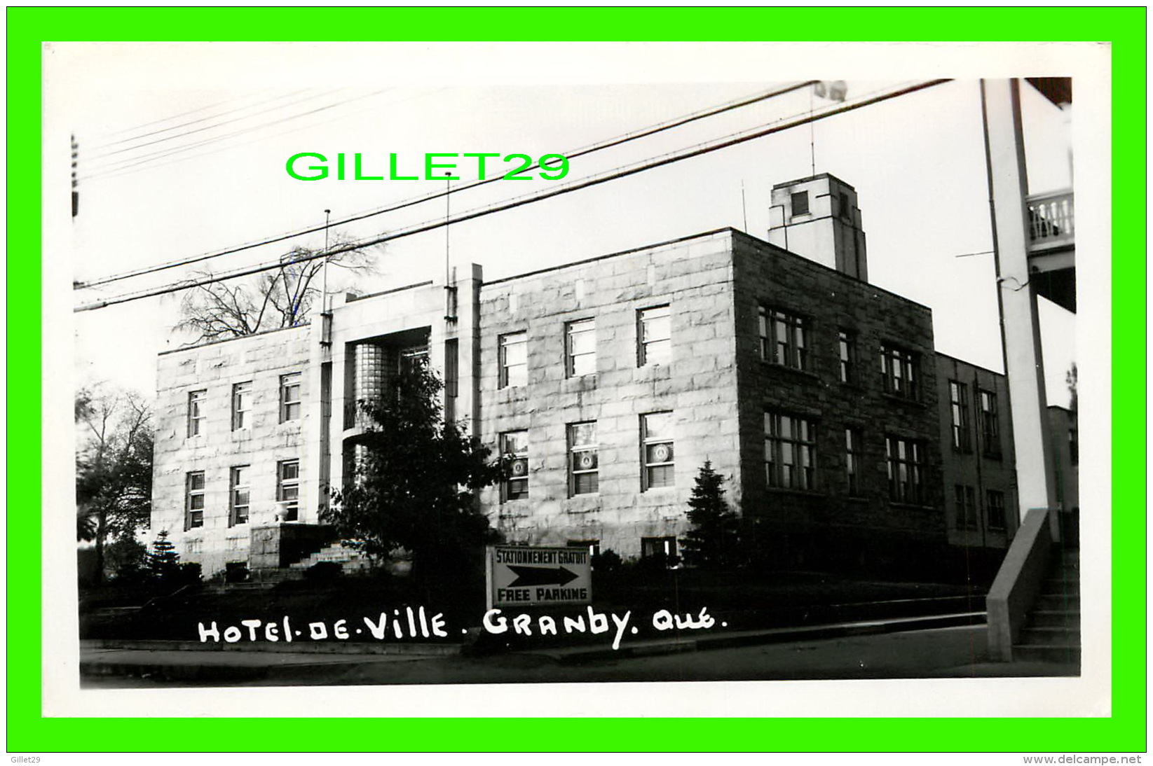 GRANBY, QUÉBEC - HOTEL DE VILLE - PHOTO - - Granby