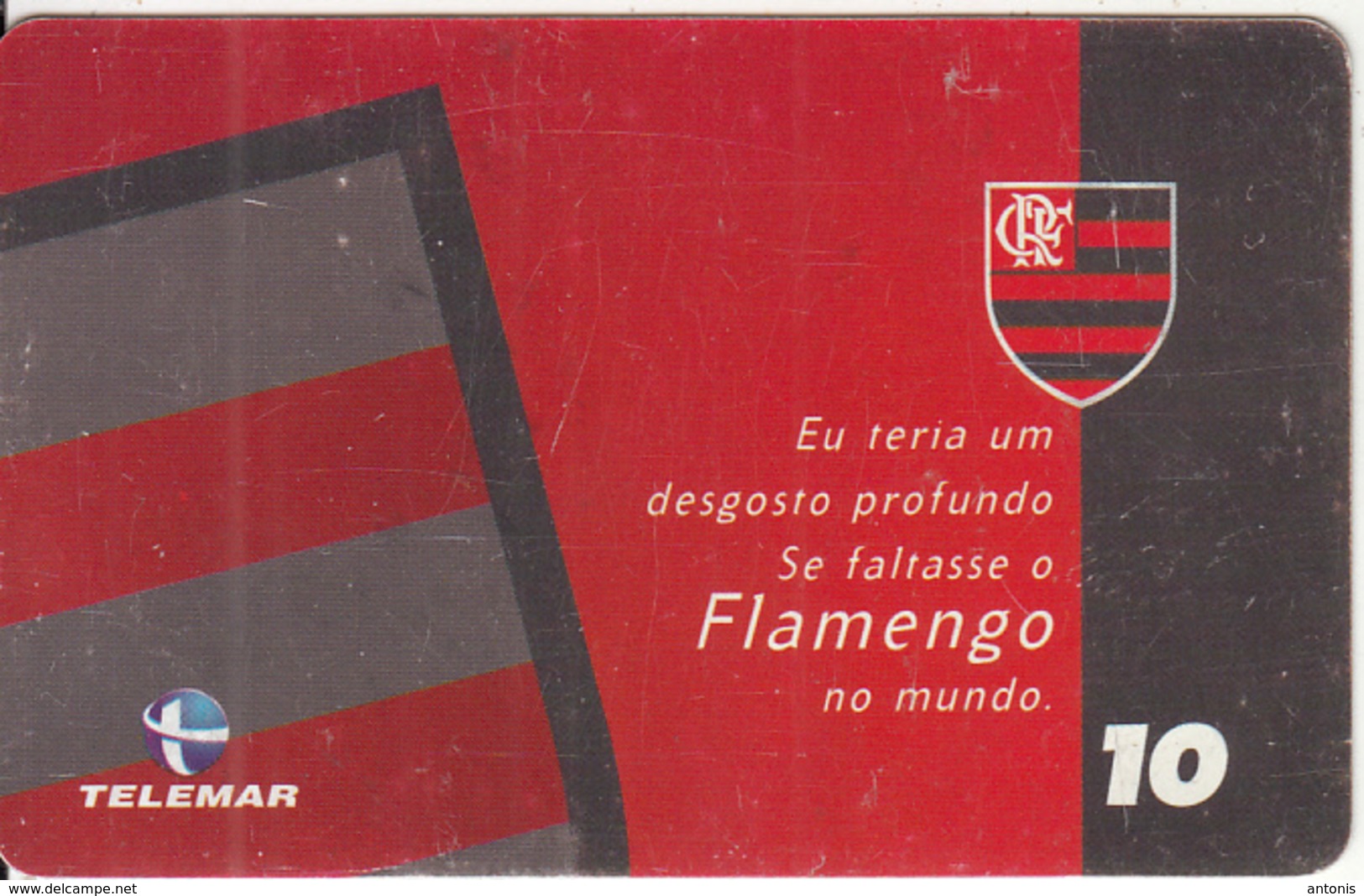 BRAZIL(Telemar) - Flamengo FC, 10/99, Used - Deportes