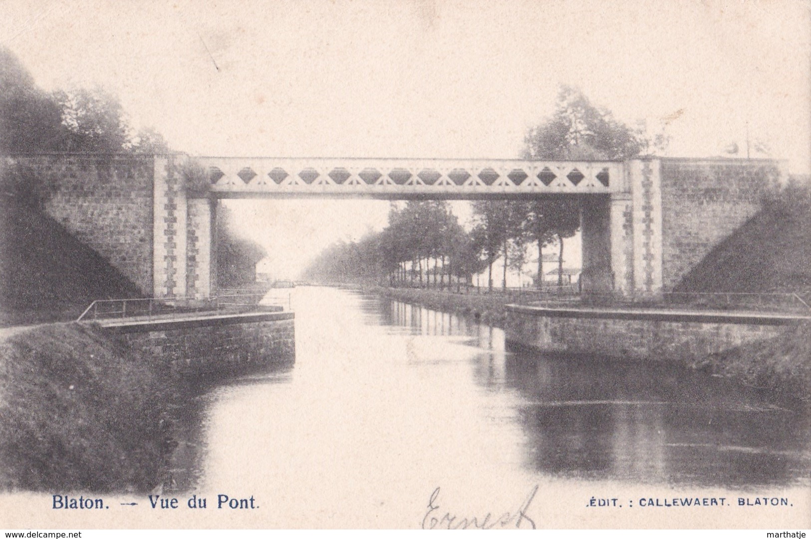 Blaton - Vue Du Pont - 1904 ! - Bernissart