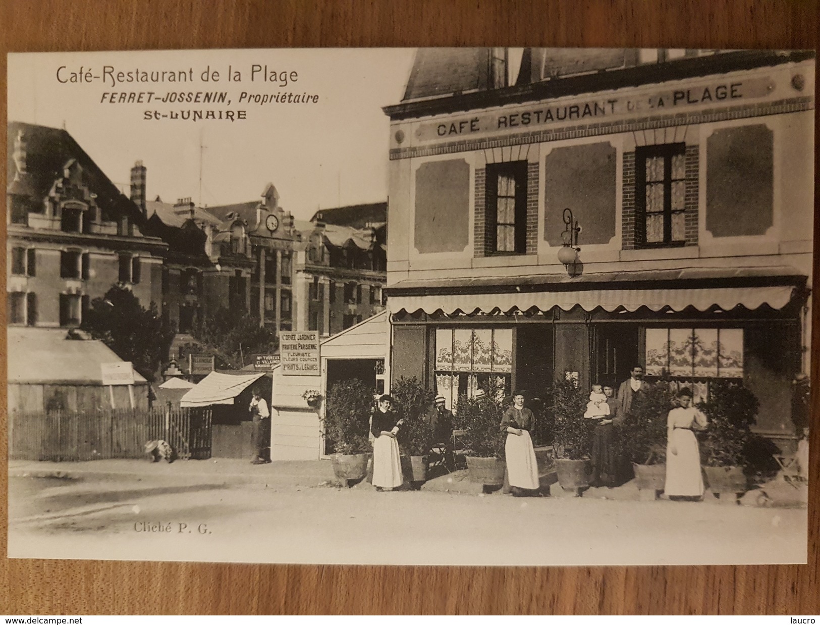 Saint Lunaire.café Restaurant De La Plage.rareté - Saint-Lunaire