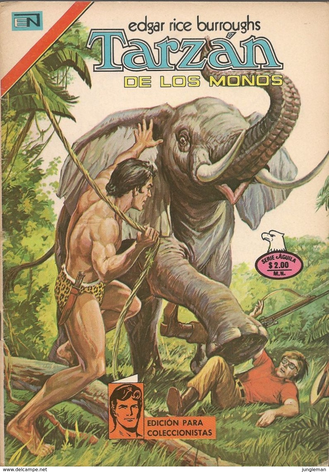Tarzan - Serie Aguila, Año XXV N° 460 - 6 Septembre 1975 - Editorial Novaro - México Y España - Semanal En Color. - Andere & Zonder Classificatie
