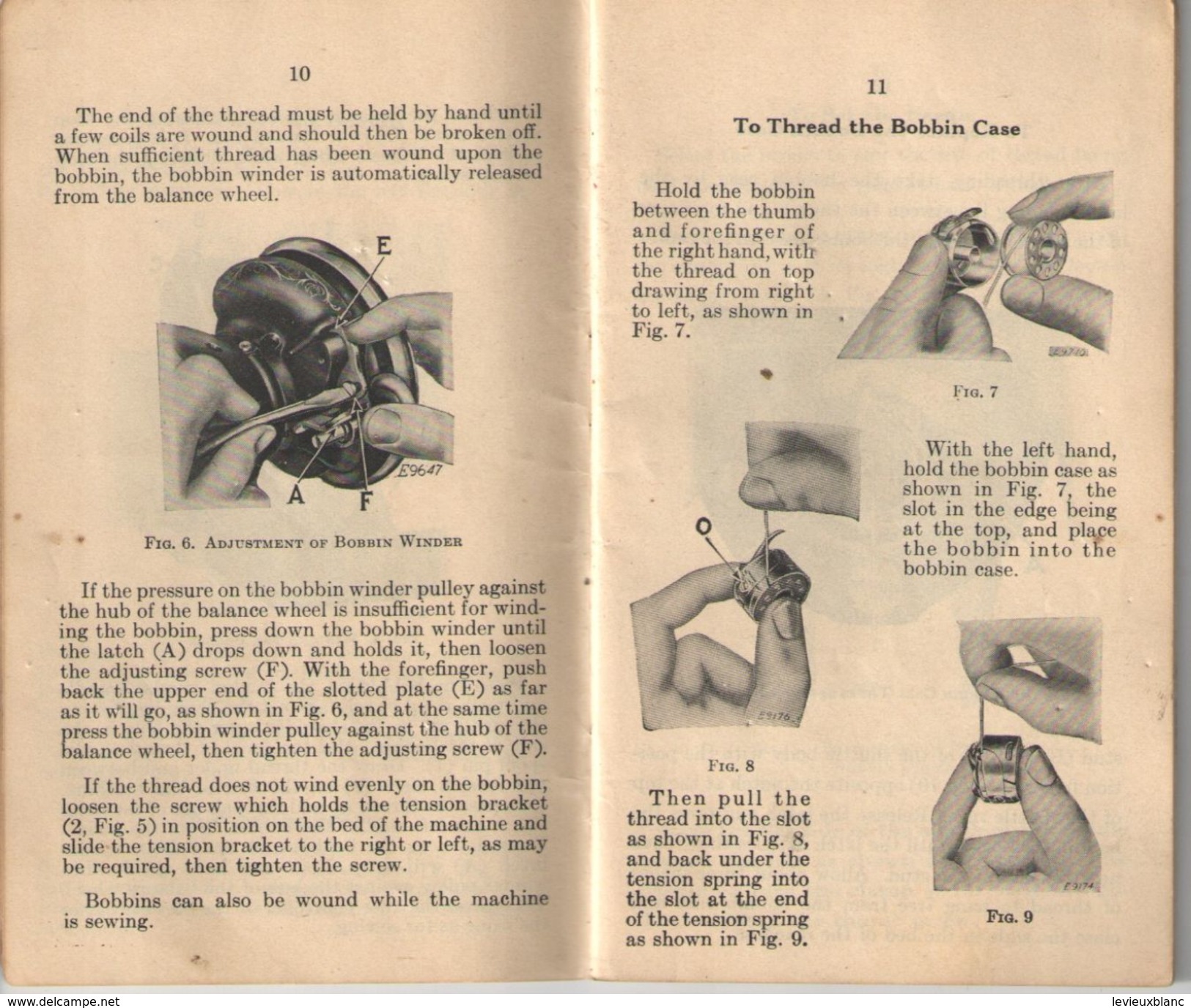 Manuel Pratique/Instructions For Using SINGER Electric Sewing Machine 15-90/Singer Manufacturing Company/USA/1948  MER60 - Altri & Non Classificati