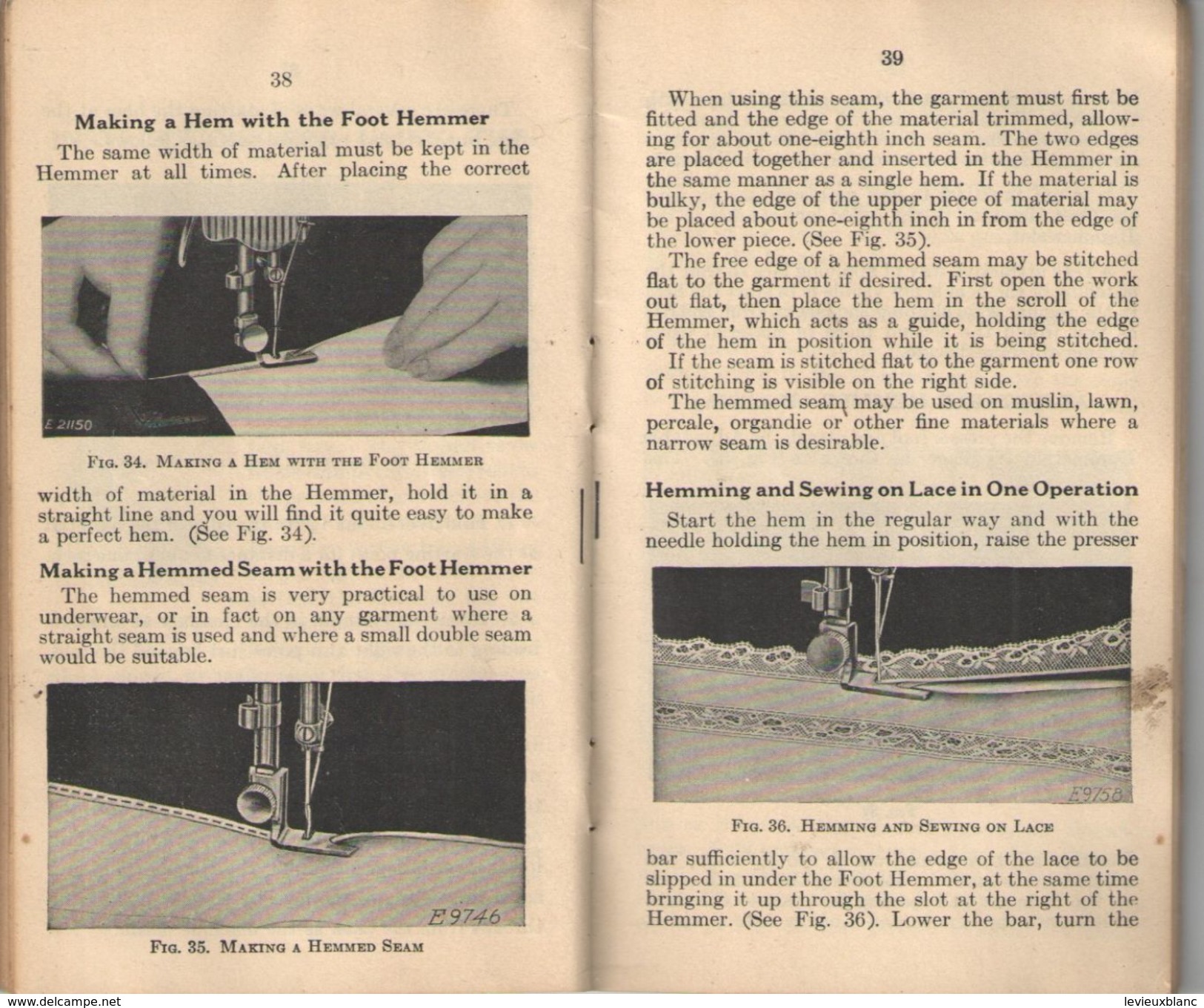 Manuel Pratique/Instructions for using SINGER Electric Sewing Machine 15-90/Singer manufacturing company/USA/1948  MER60