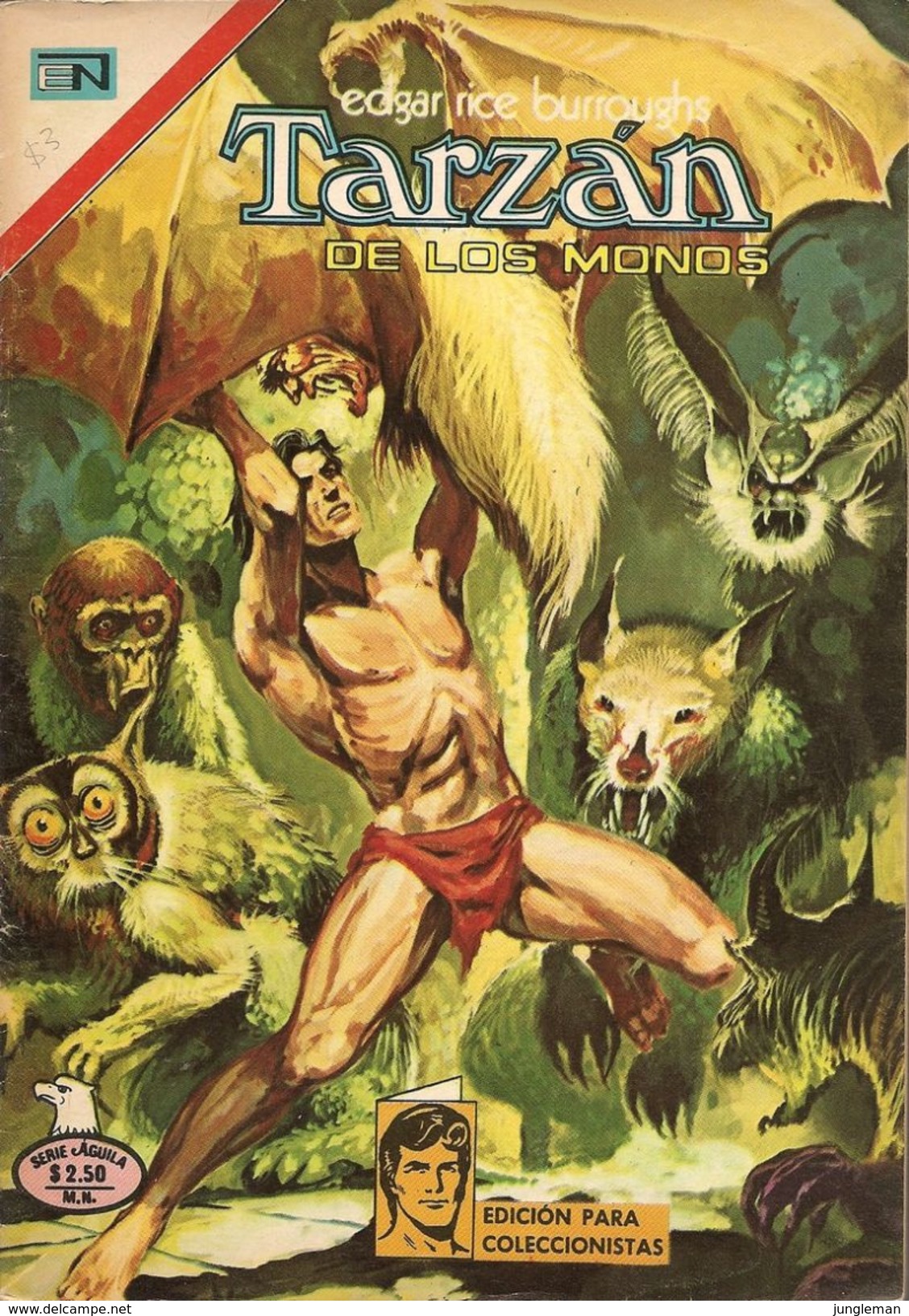 Tarzan - Serie Aguila, Año XXV N° 469 - 8 Novembre 1975 - Editorial Novaro - México Y España - Semanal En Color. - Otros & Sin Clasificación