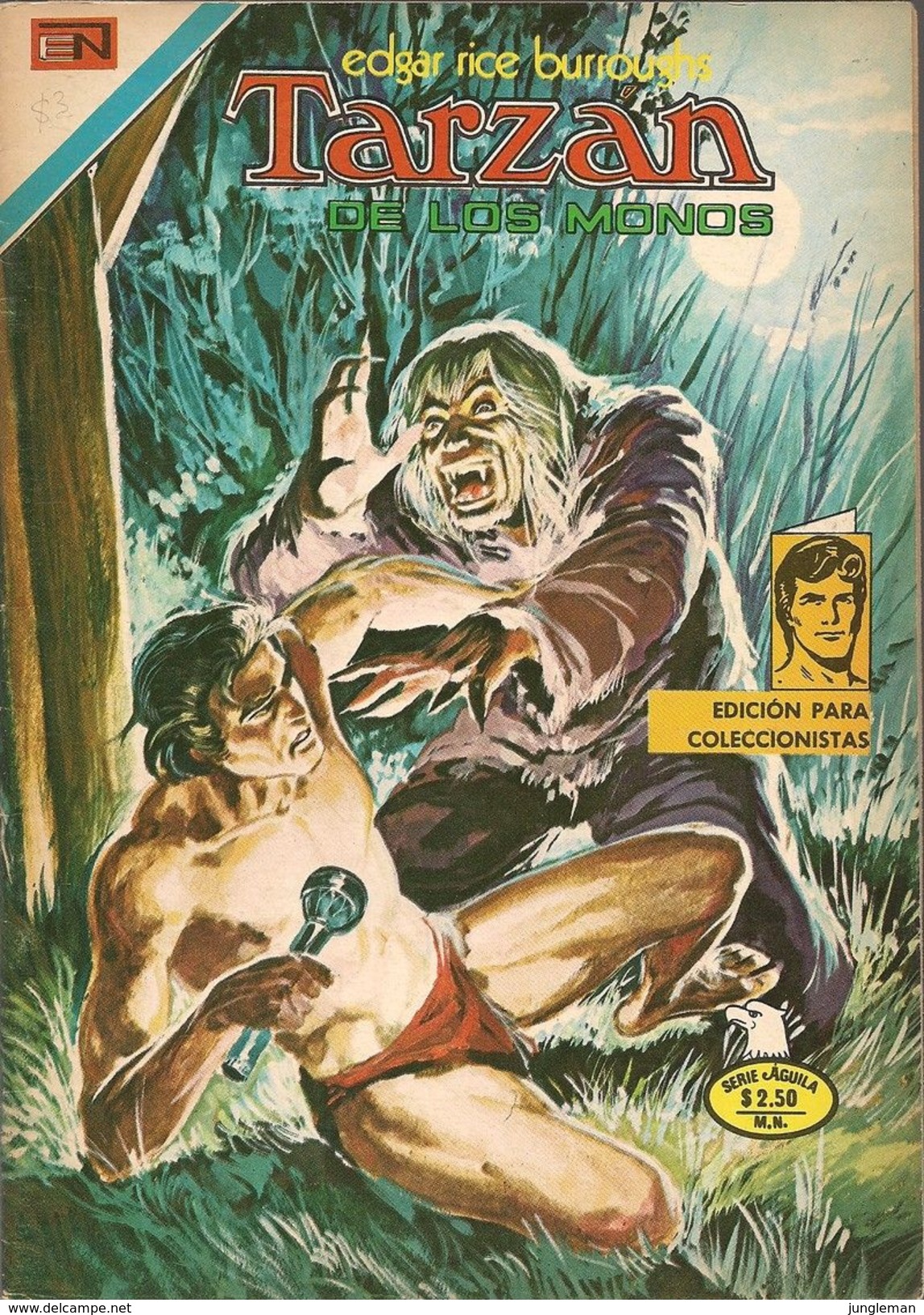 Tarzan - Serie Aguila, Año XXV N° 470 - 15 Novembre 1975 - Editorial Novaro - México Y España - Semanal En Color. - Autres & Non Classés