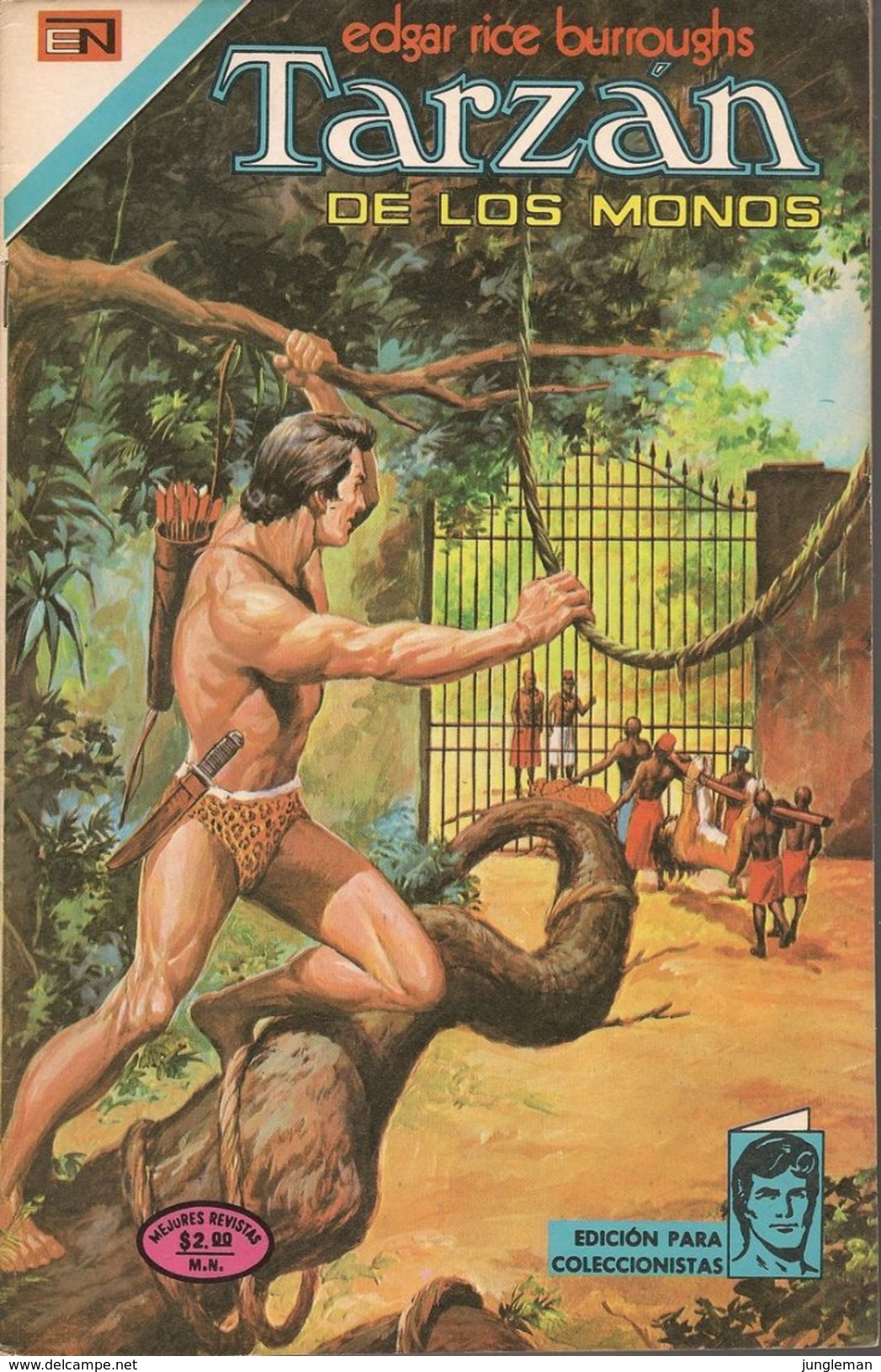 Tarzan - Mejores Revistas, Año XXIV N° 425 - 26 Décembre 1974 - Editorial Novaro - México Y España - Semanal En Color. - Autres & Non Classés
