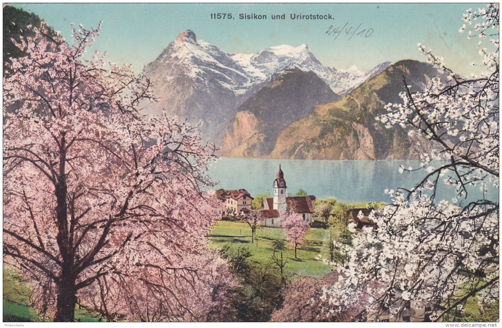 Sisikon Und Urirotstock (11575) * 24. 4. 1910 - Sisikon