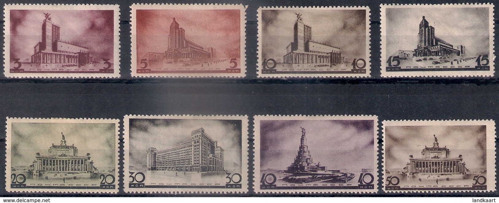 Russia 1937, Michel Nr 558-65, MLH OG - Nuevos