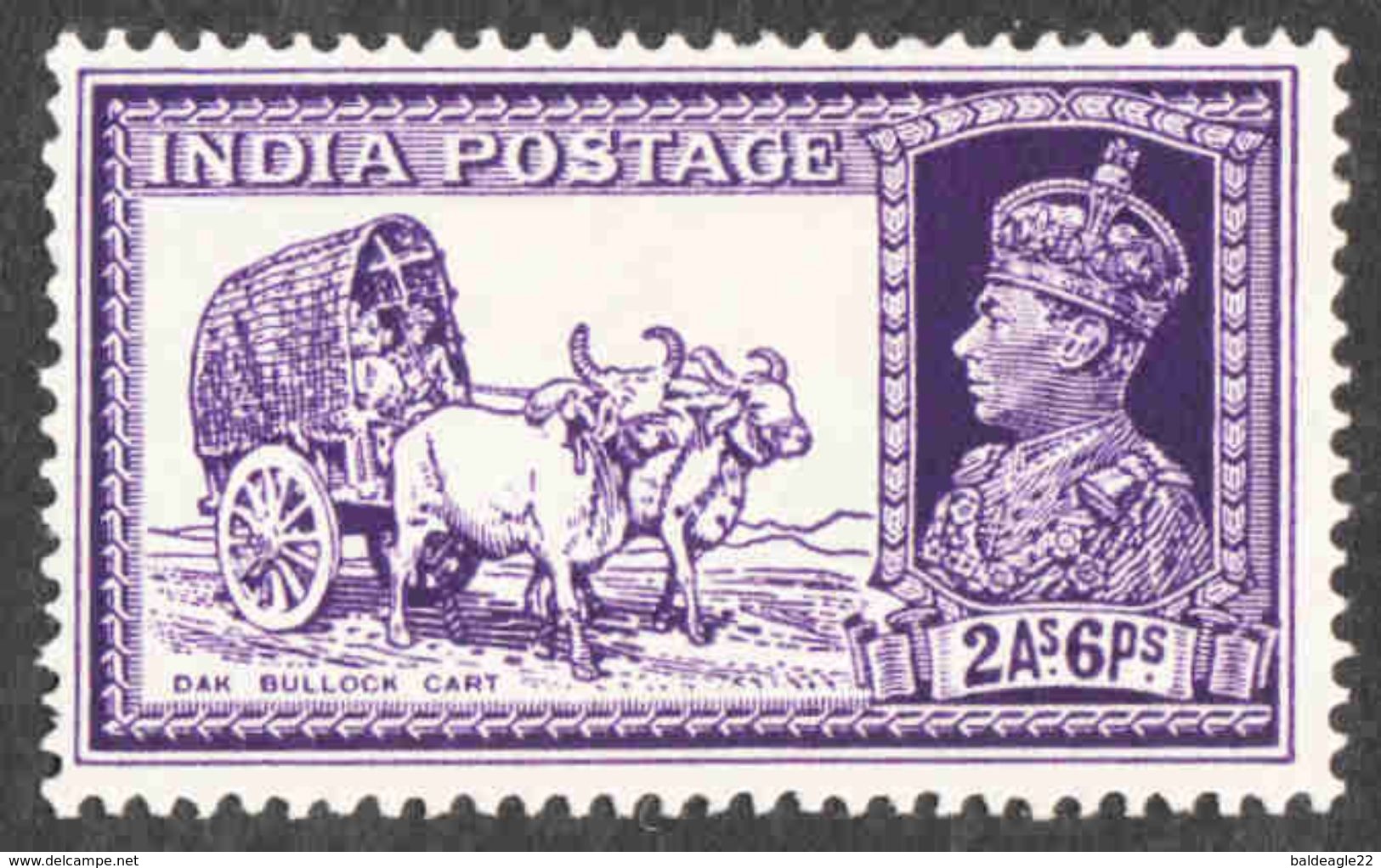 India - Scott #155 MH - 1936-47 King George VI