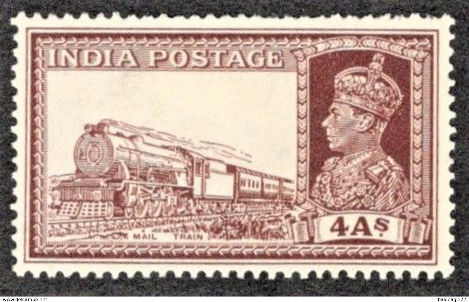 India - Scott #158 MH - 1936-47 King George VI