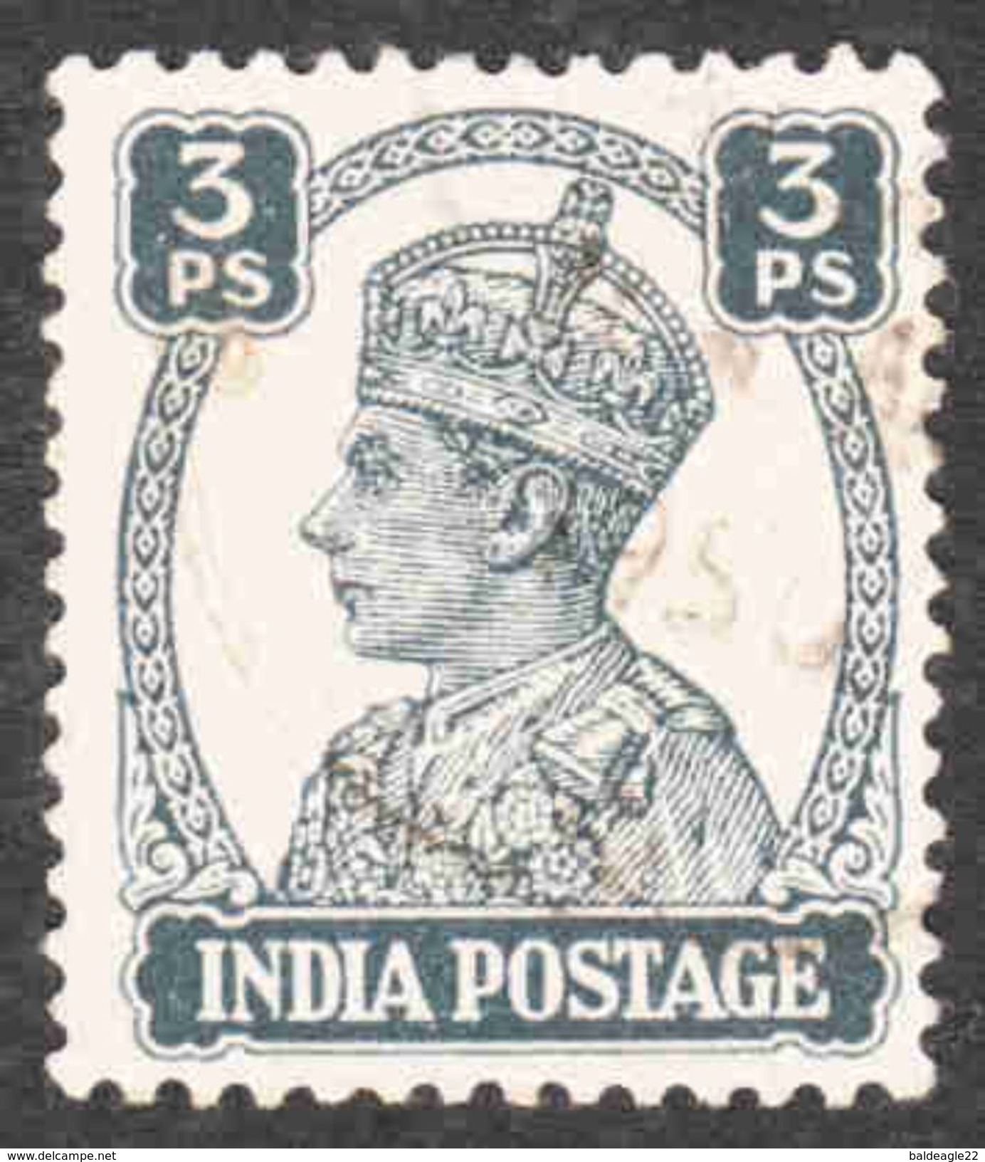 India - Scott #168 Used (2) - 1936-47 King George VI