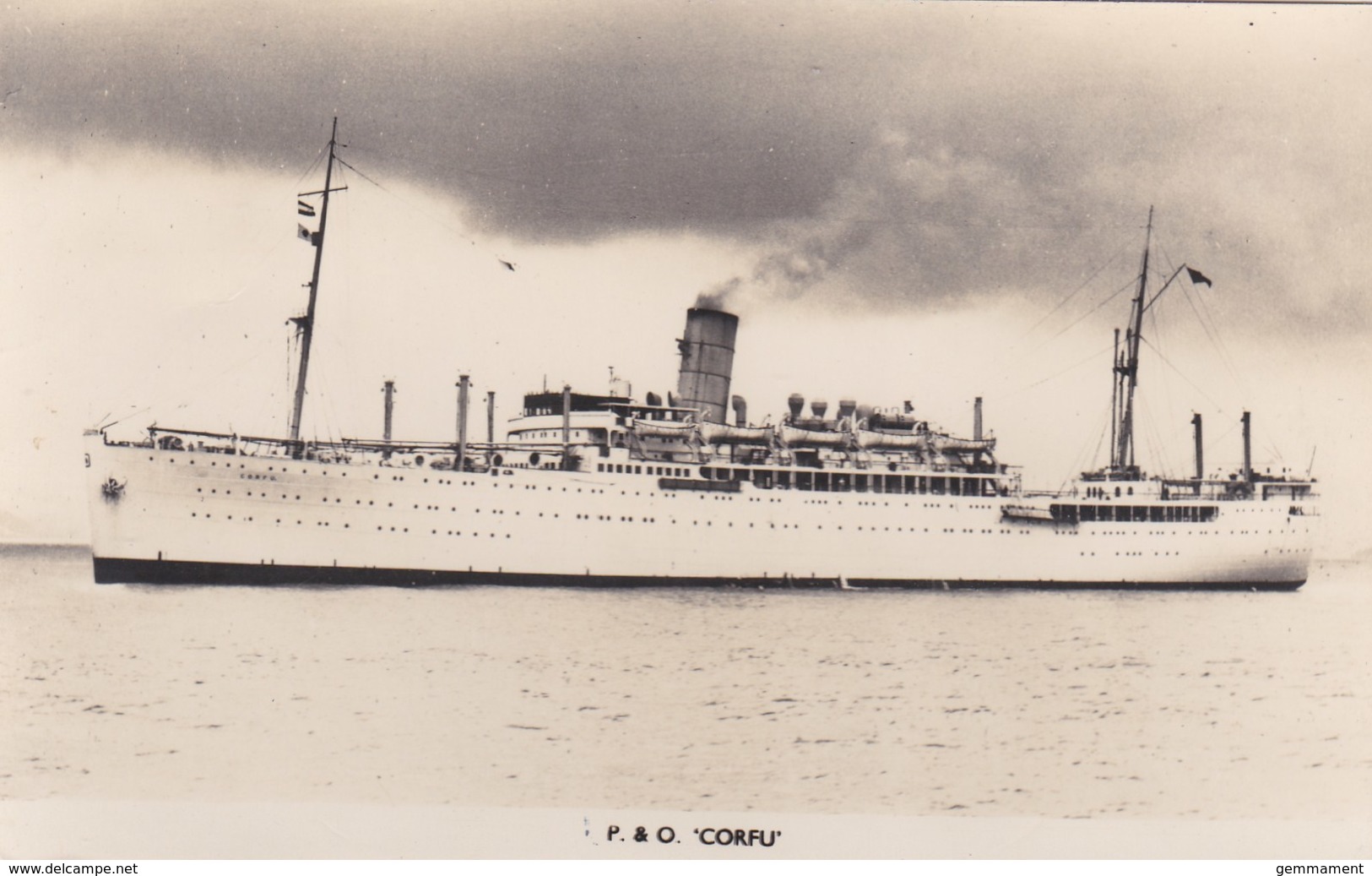 SHIPPING - P @ O CORFU - Steamers