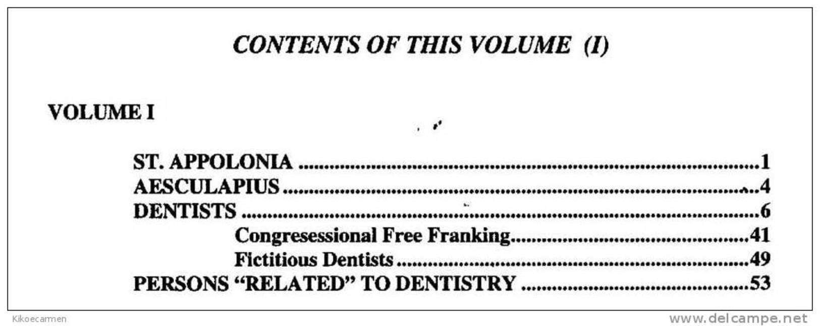 1 DENTISTRY ON STAMPS 4scans TOME 1 Of 4 Dental Dent Teeth Tooth Mouth Medicine, Odontoiatria Dentale Dente Medicina - Tematica