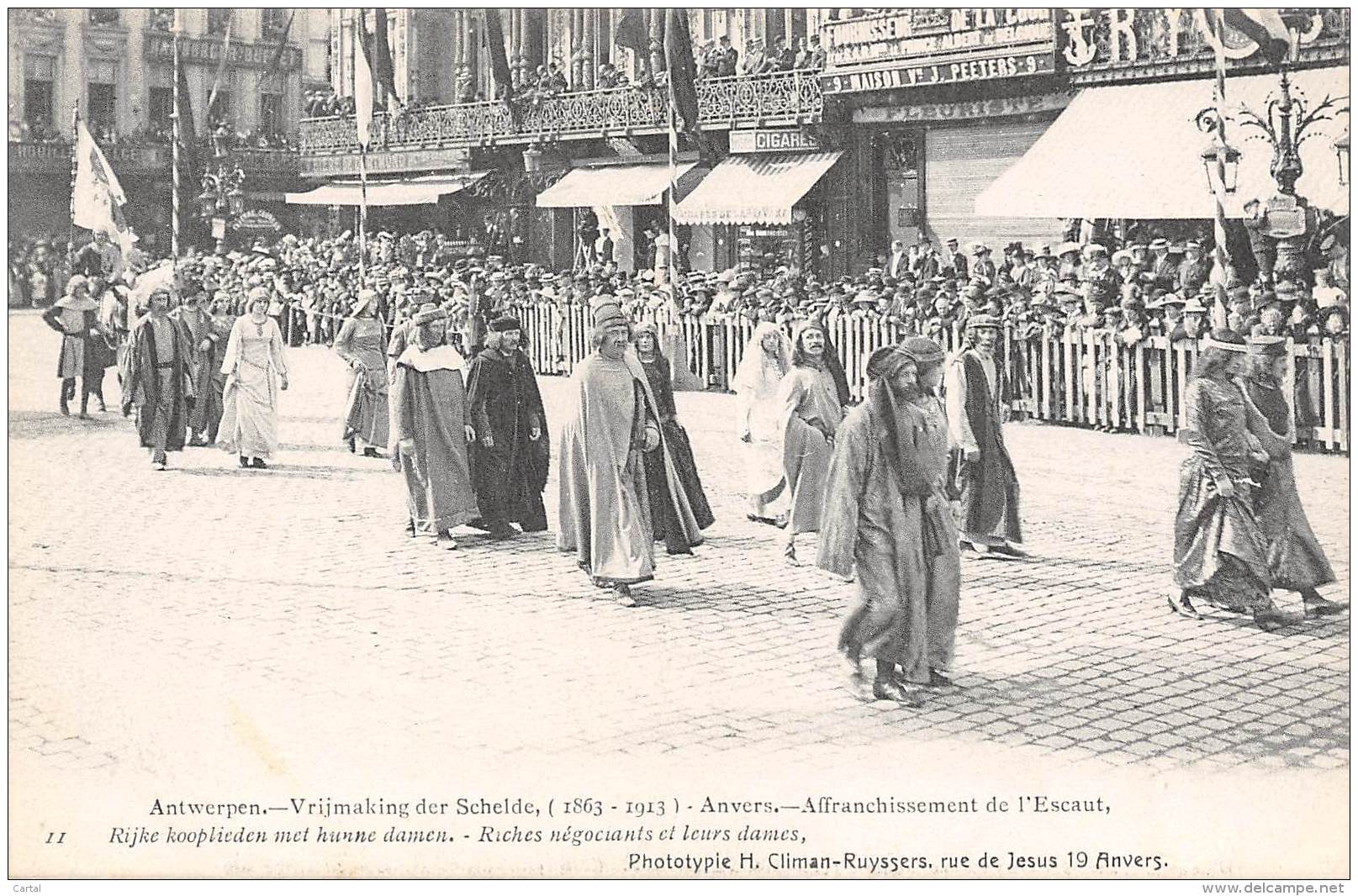 ANTWERPEN - Vrijmaking Der Schelde (1863 - 1913) - 11 - Rijke Kooplieden Met Hunne Damen. - Antwerpen