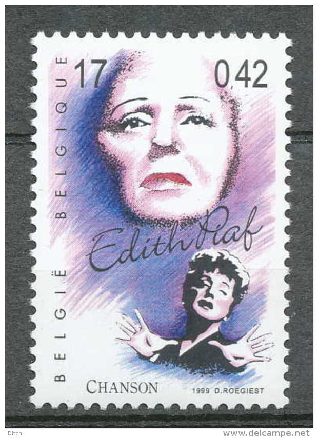 D- BELGIQUE 1999 - N° 2871, Edith Piaf, Chanson Française, Célébrités, Chanteuse.SNC - Neufs