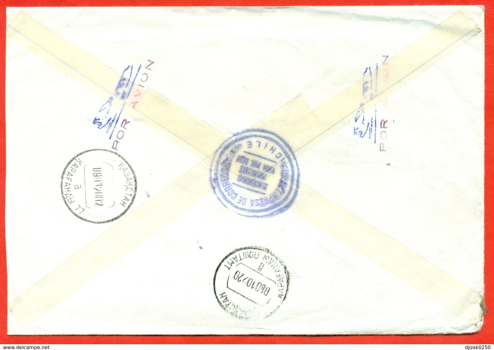 Chile 2002.Envelope Passed The Mail. - Chile