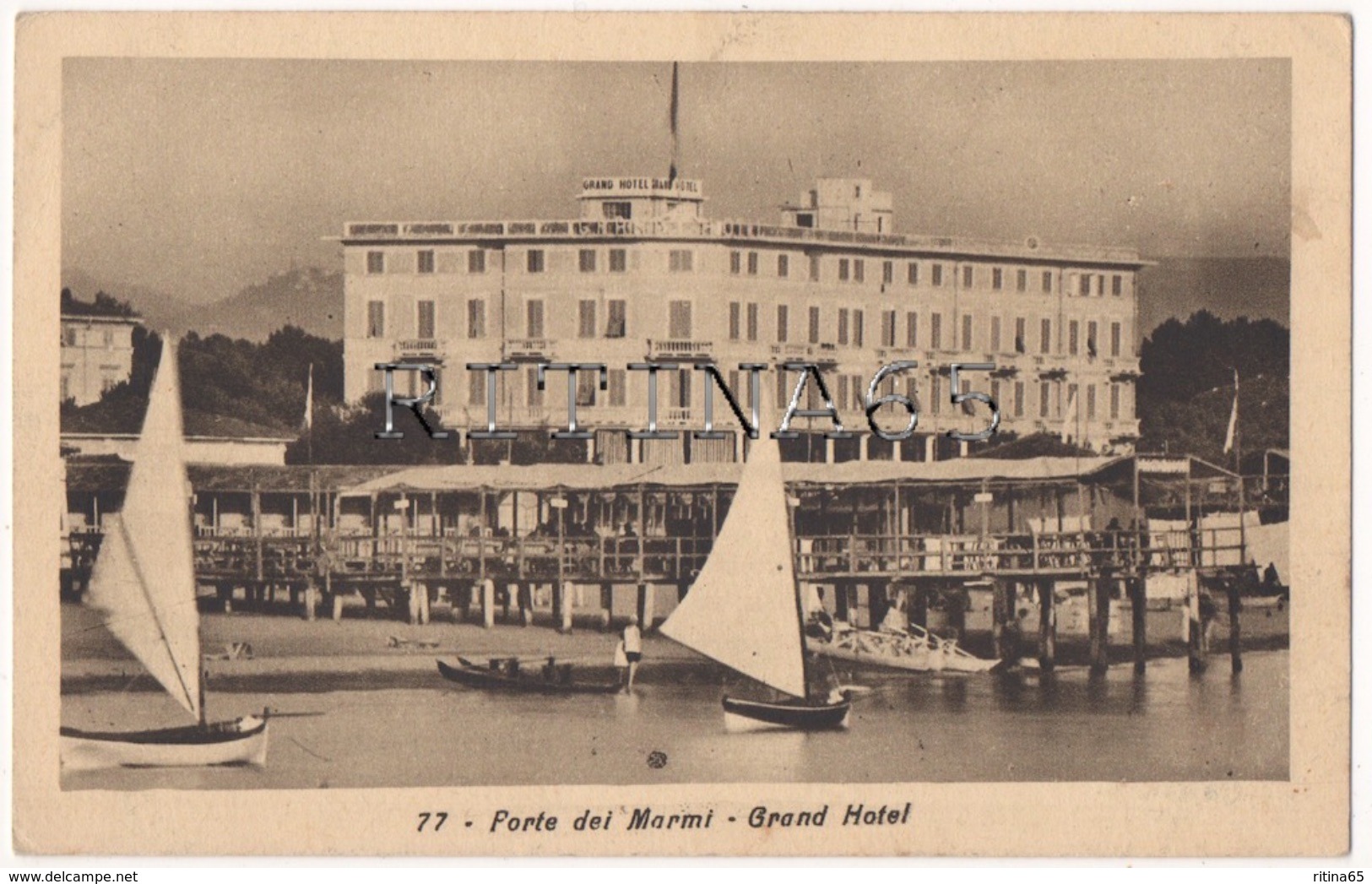 LU28 !!! FORTE DEI MARMI GRAND'HOTEL 1929 F.P. !!! - Altri & Non Classificati