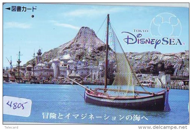 Carte Prépayée Japon *  DISNEY SEA  (4805) KARTE  Japan Prepaid Card * - Disney