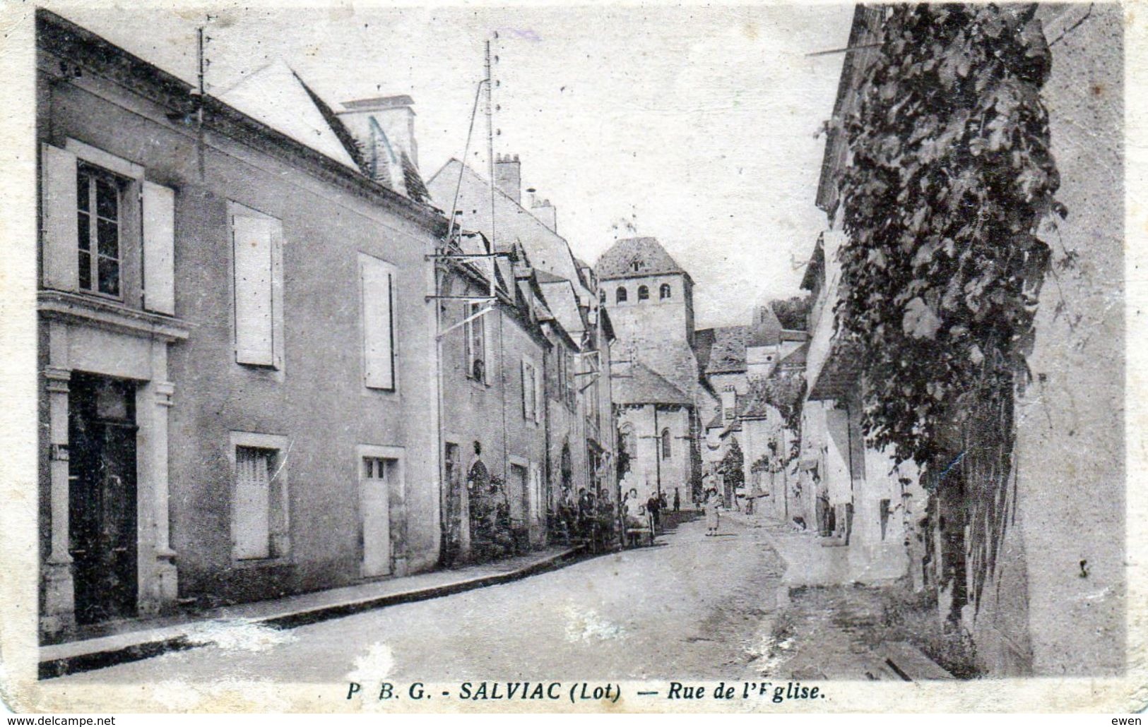 Salviac. Rue De L'Eglise. - Salviac