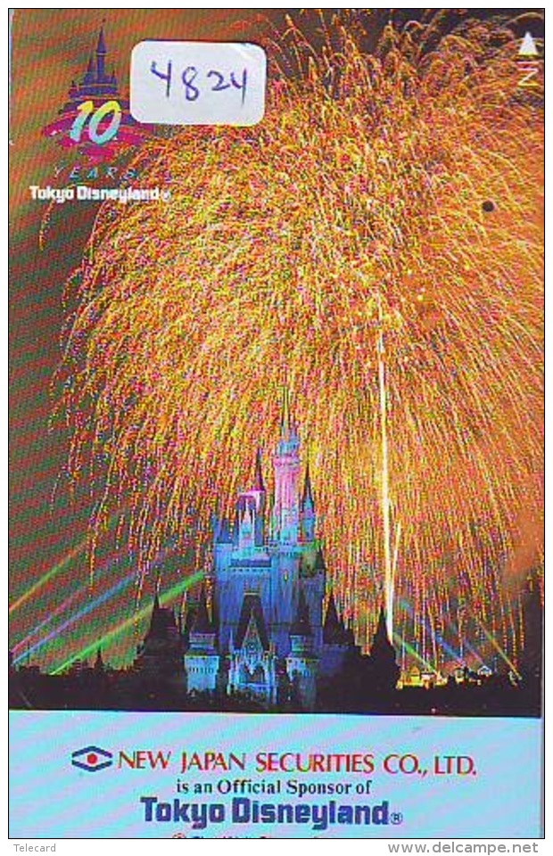 Télécarte JAPON * 110-141315 * DISNEY  (4824) PHONECARD JAPAN * Telefonkarte * - Disney