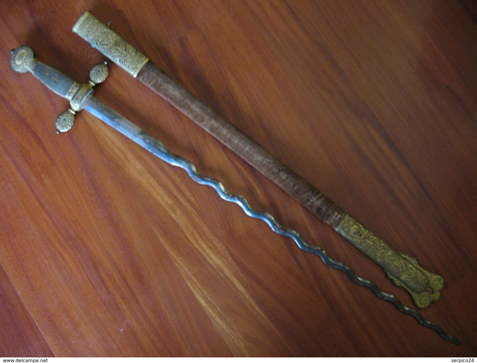 SPADA MASSONICA SABRE MASSONERIE SCIABOLA MASONRY SWORD COUTEAU DAGUE PUGNALE COLTELLO 1800 MACONNIQUE - Armi Bianche