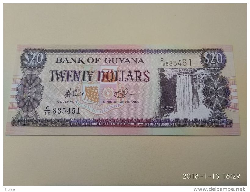 20 Dollars 1996 - Guyana