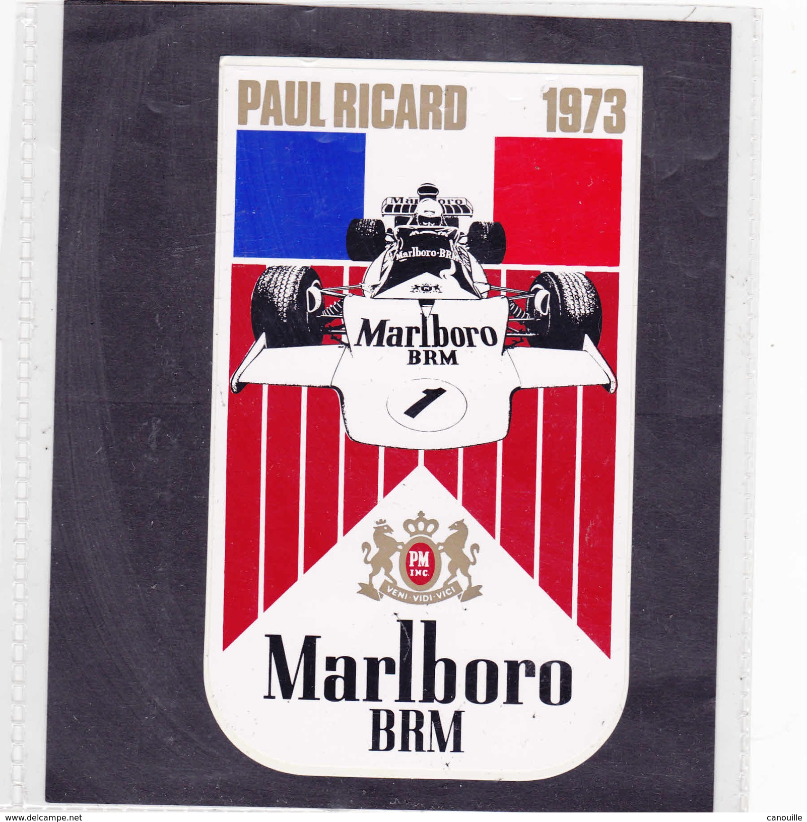 Sticker Marlboro Paul Ricard 1973 - Automovilismo - F1