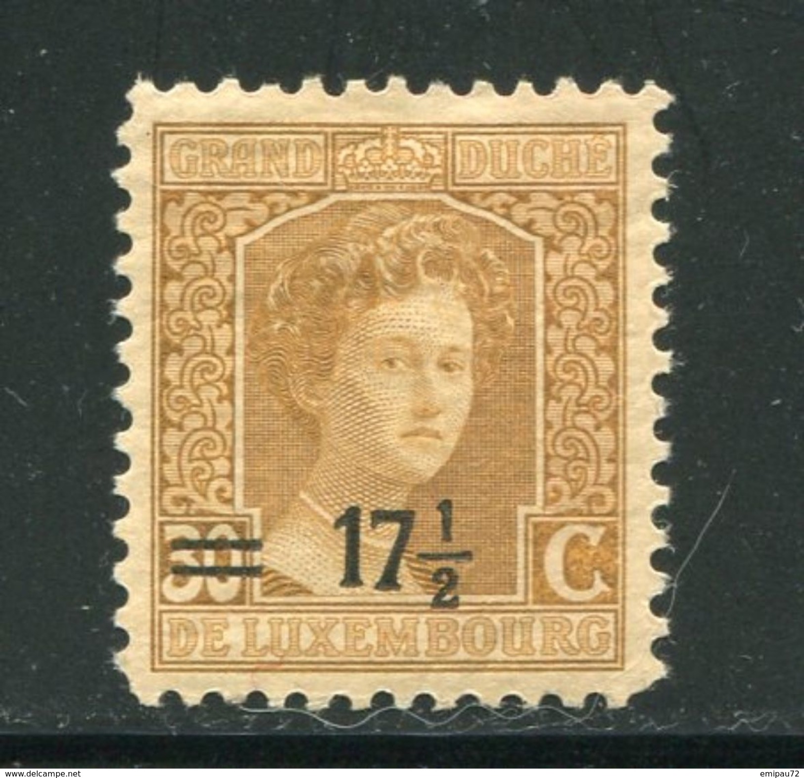 LUXEMBOURG- Y&T N°114- Neuf Avec Charnière * - 1914-24 Maria-Adelaide