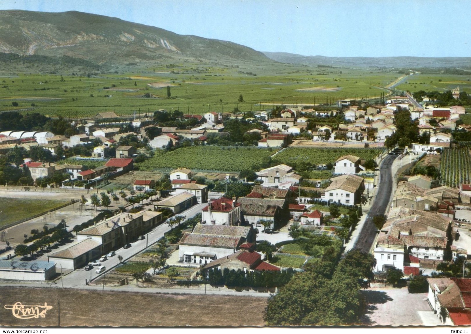 11 - Capendu - La Nationale 113 Et Le Quartier De La Leude - Vue Aérienne - Capendu