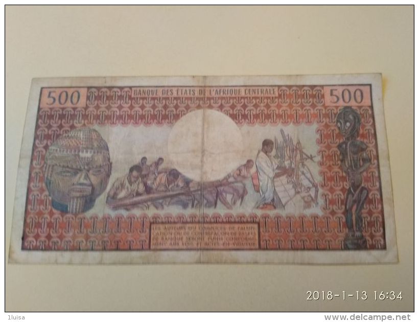 500 Francs 1974 - Tchad