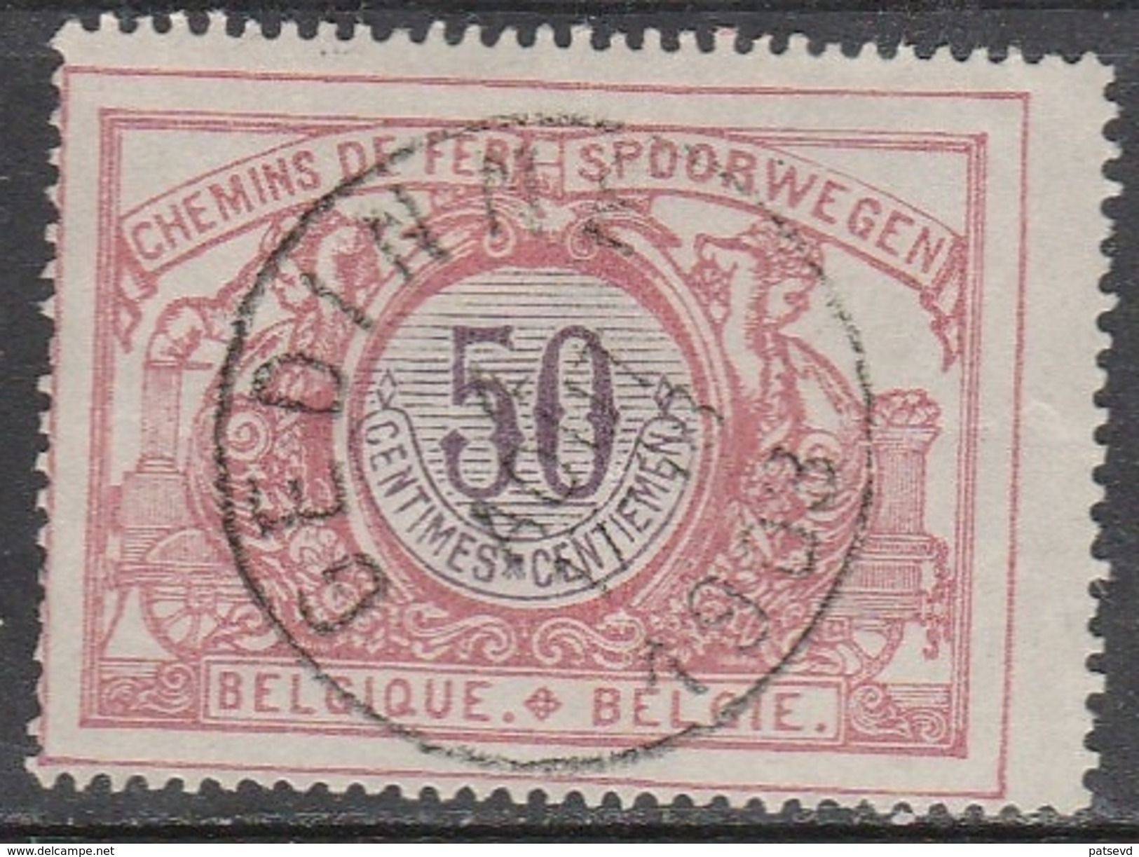 Spoorwegen Tr 35 Oblit/gestp Gedinne 1903 - Used