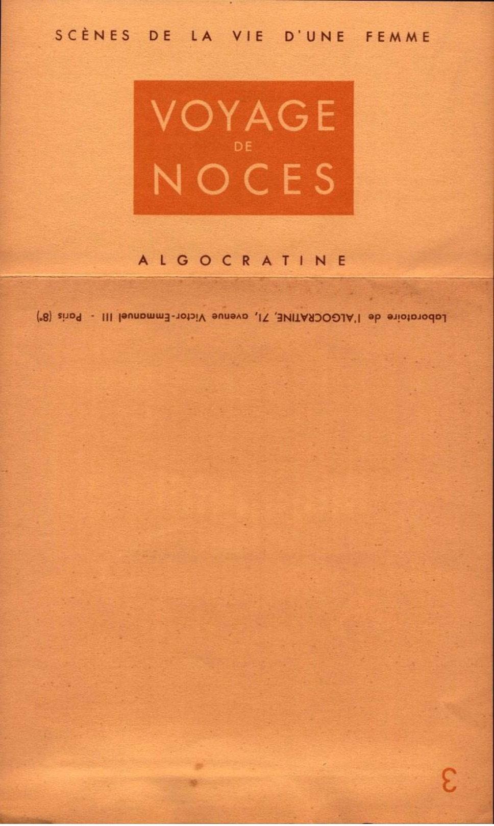 Lot de 8 Publicités Anciennes - Algocratine analgésique - Scènes de la vie d'une femme - R/V - Bill-826