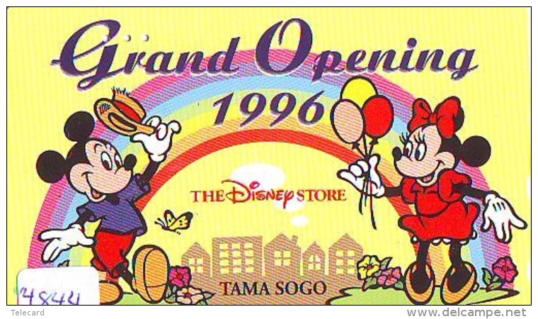 Télécarte  JAPON * 110-175702 * DISNEY STORE (4844) PHONECARD JAPAN * Telefonkarte * GRAND OPENING * TIRAGE 3000 - Disney