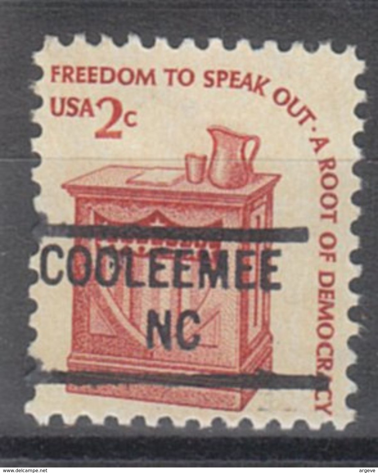 USA Precancel Vorausentwertung Preo, Locals North Carolina, Cooleemee 841 (d9) - Vorausentwertungen