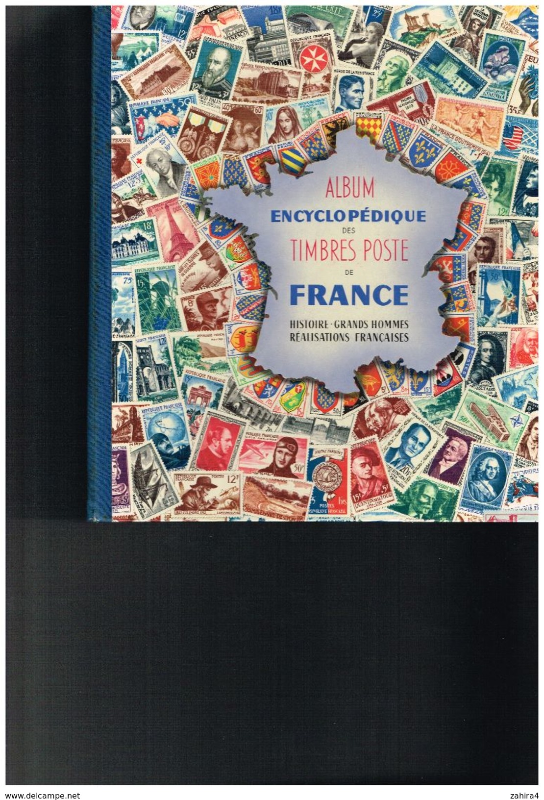 Superbe Album Sans Timbre - Encyclopédique - France 1 - Histoire - Grands Hommes - Réalisations Françaises - 1852 à 1980 - Collections (with Albums)