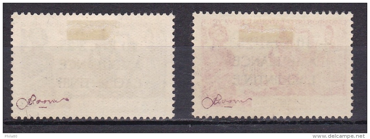 Cameroun N°247+248 Ob (ambulance Laquintinie) Signés - Used Stamps