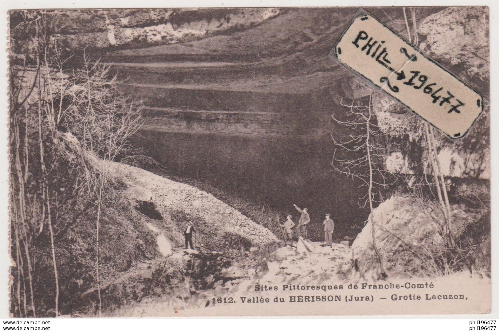 39 Vallée Du Hérisson - Cpa / Grotte Lacuzon. - Autres & Non Classés