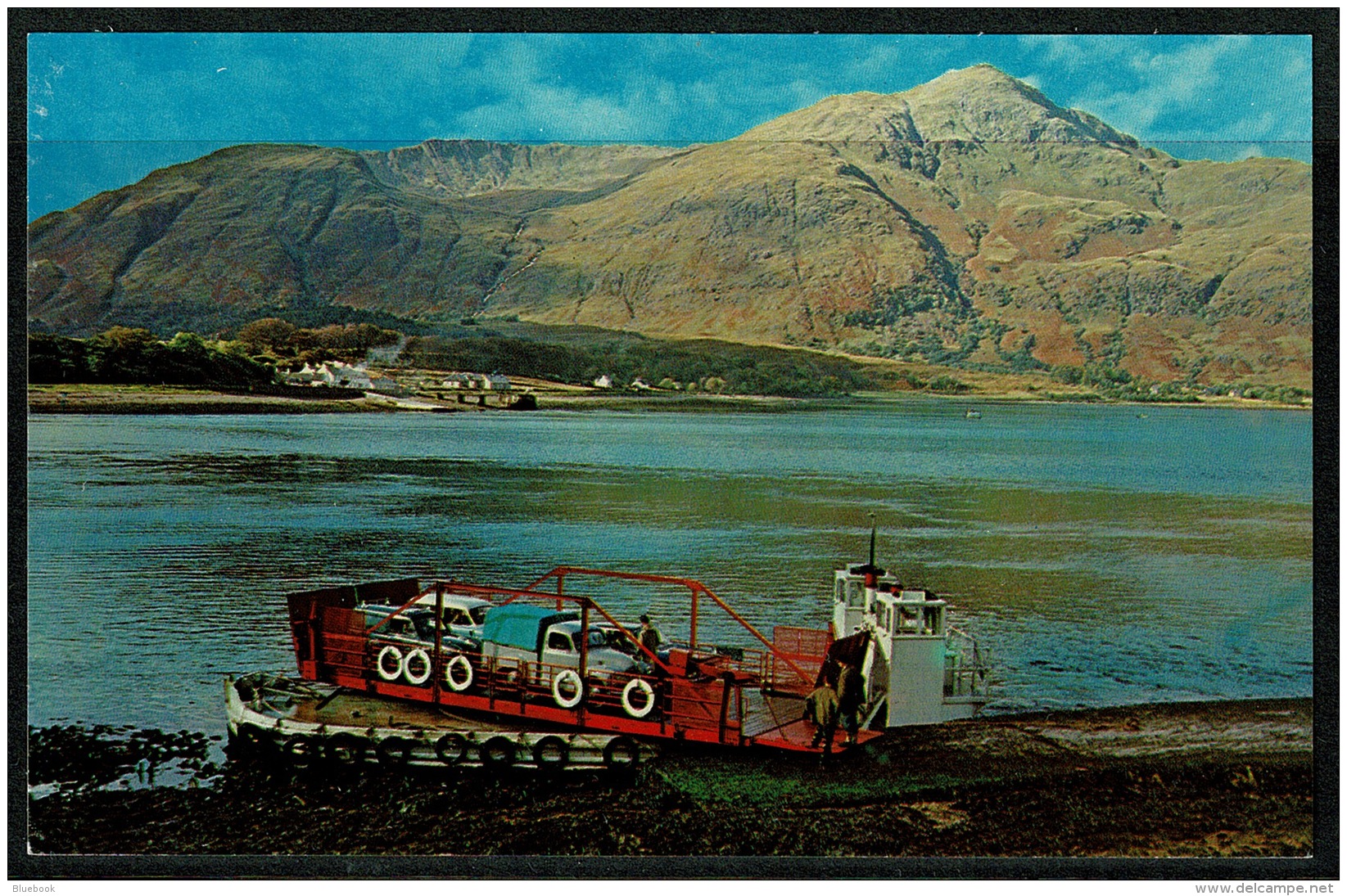RB 1184 - Postcard - Corran Car Ferry - Inverness Scotland - Ship Maritime Theme - Inverness-shire