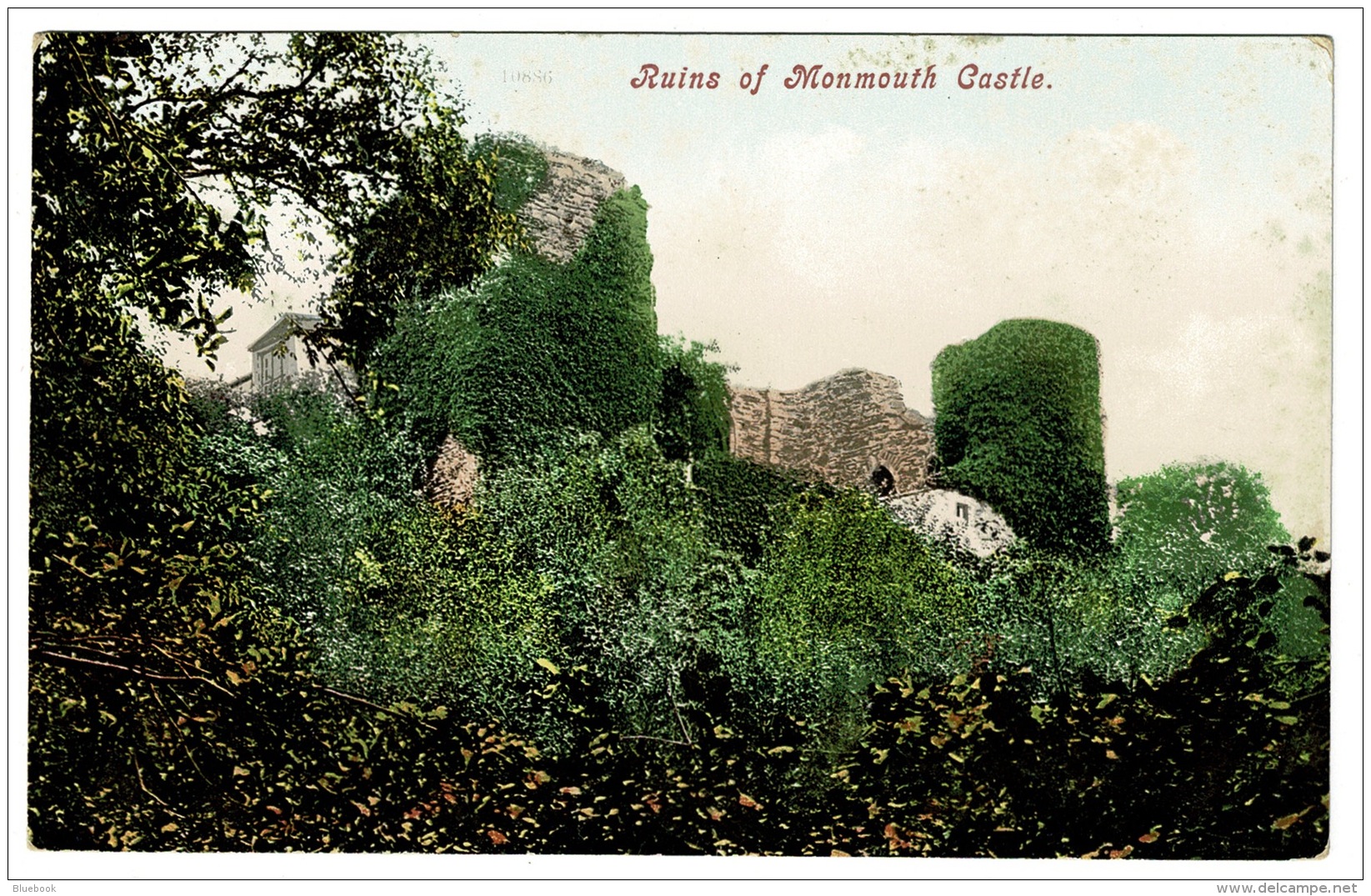 RB 1184 - Early Postcard - Ruins Of Monmouth Castle - Monmouthshire Wales - Monmouthshire