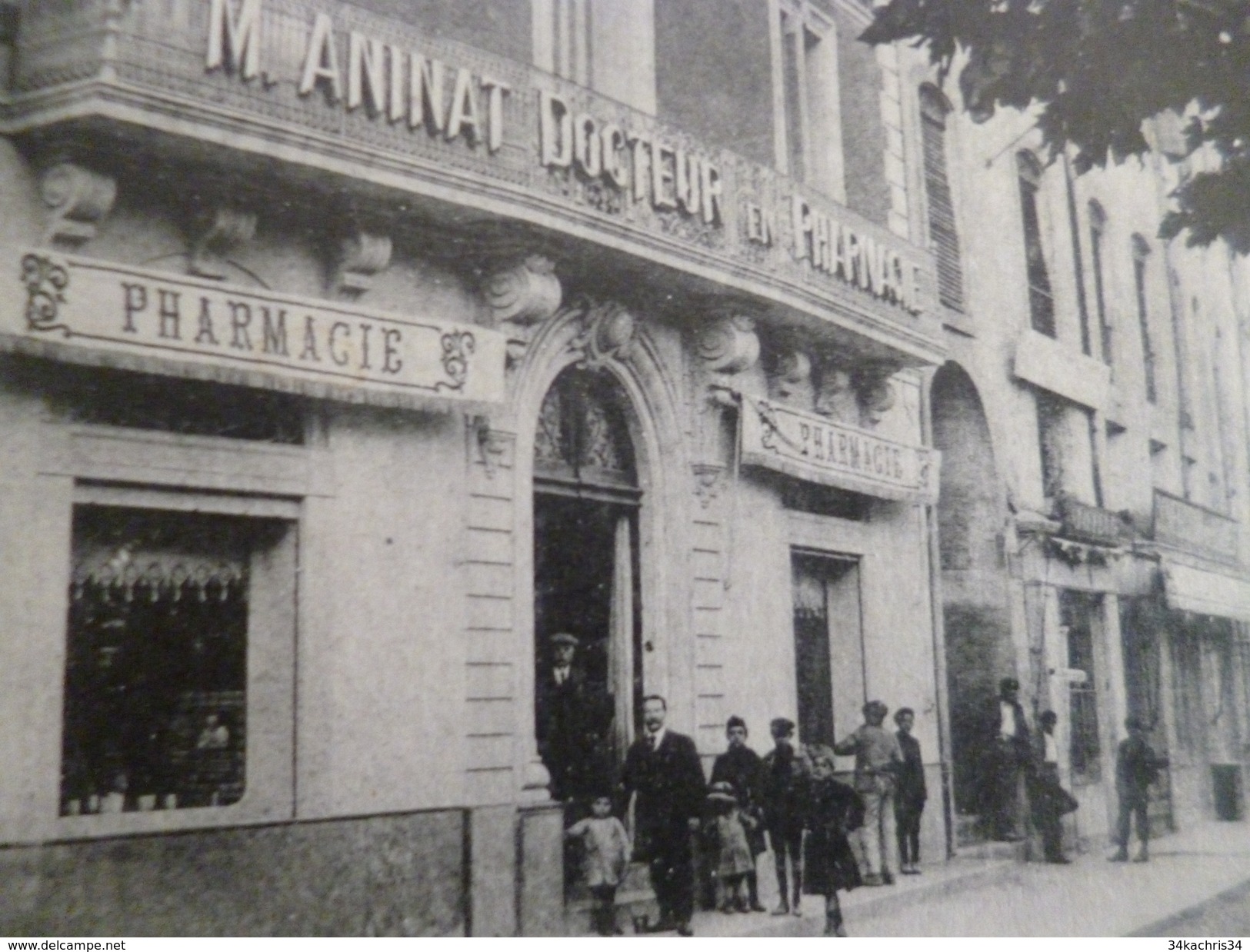 CPA 34 Hérault Clermont L'Hérault Pharmacie Aninat  TBE - Clermont L'Hérault