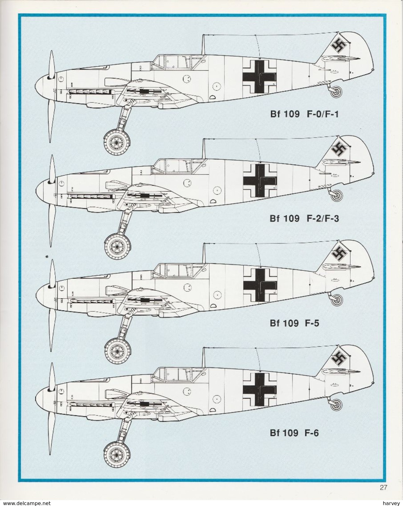 Monogram Close Up N°9 Bf 109F - Eserciti  Stranieri