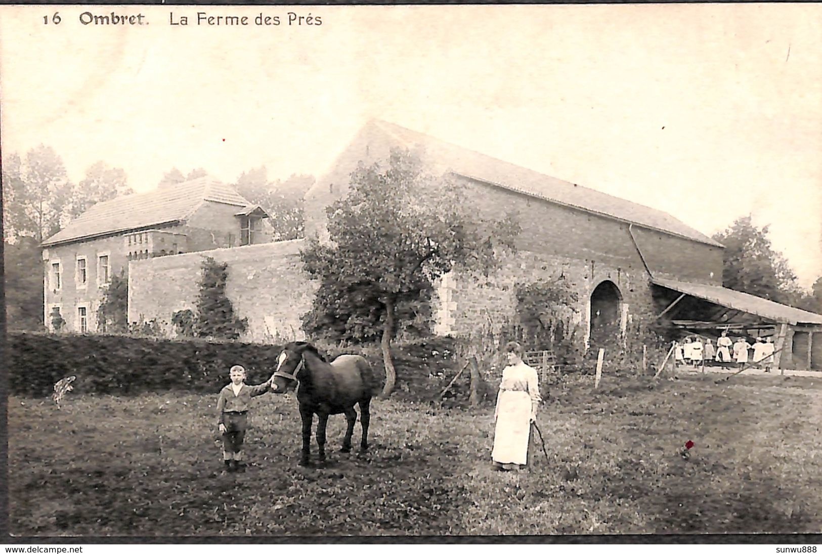 Ombret - La Ferme Des Prés (animée, Cheval, Autres Enfants à L'arrière Plan..., NL) - Amay